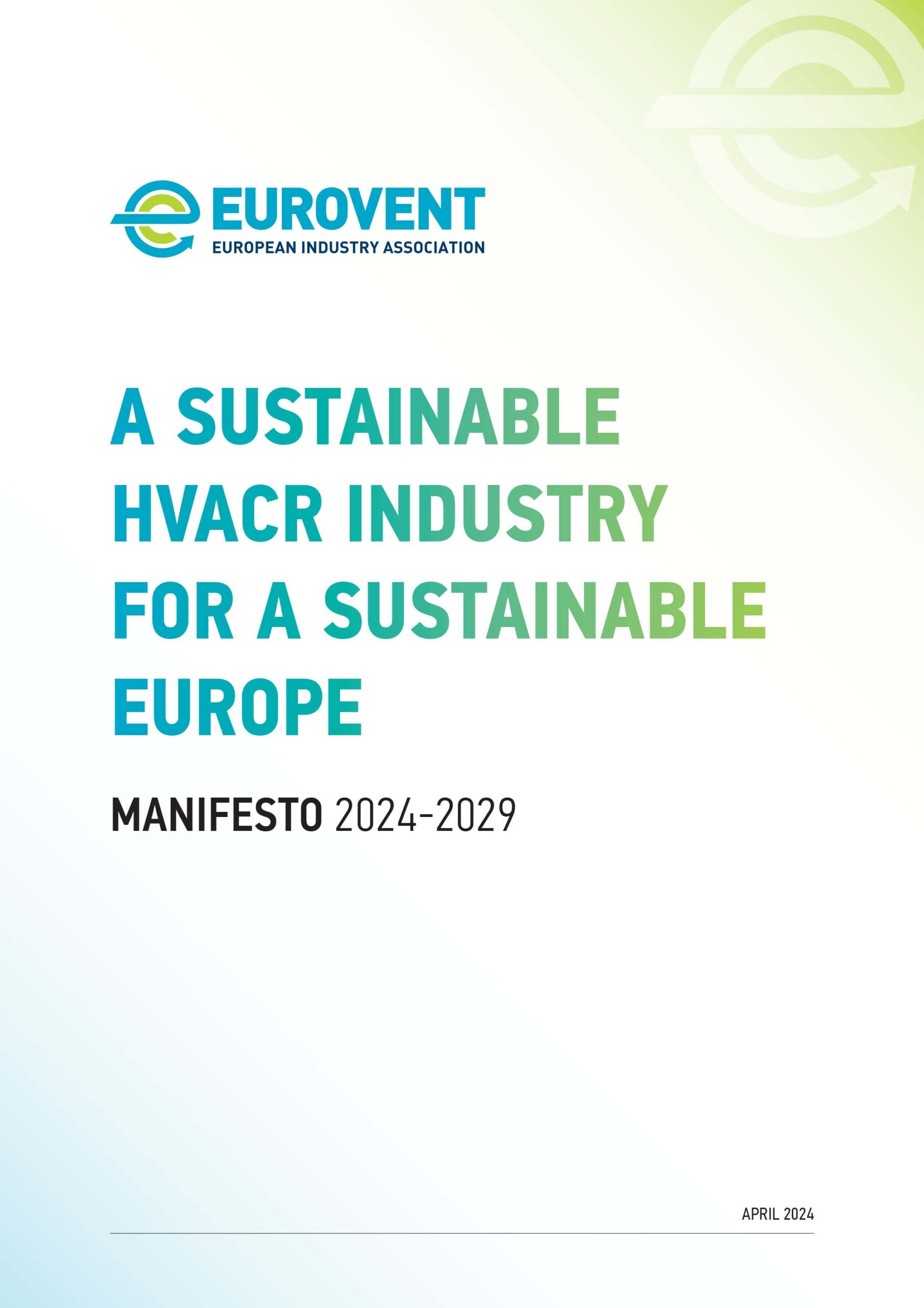 Eurovent 2024-2029 Manifesto – Full