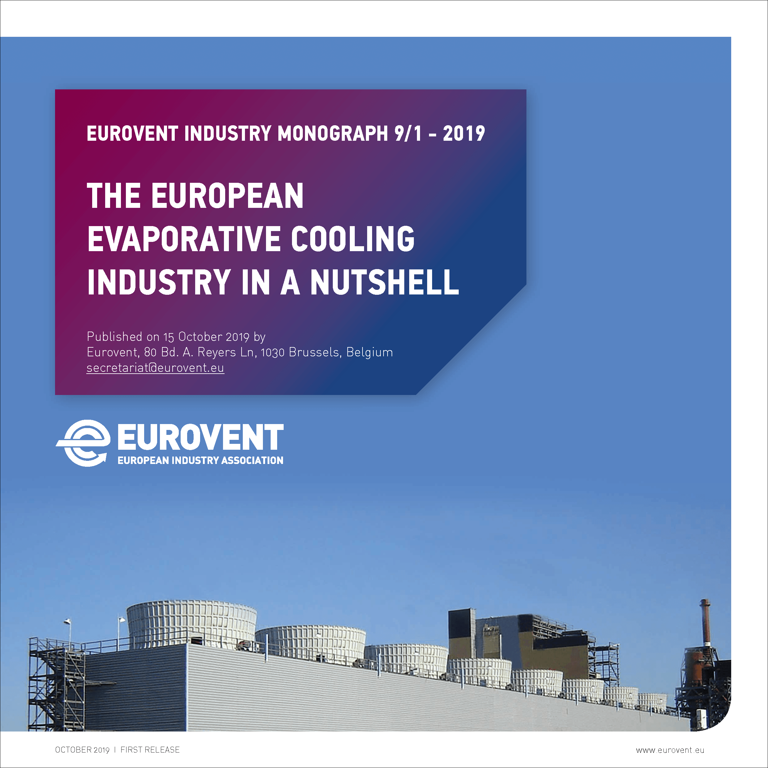Eurovent Industry Monograph 9/1: The European Evaporative Cooling industry in a nutshell