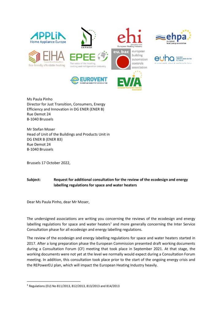 Joint letter ENER Lot 1 and 2 – Additional consultation and ISC documents