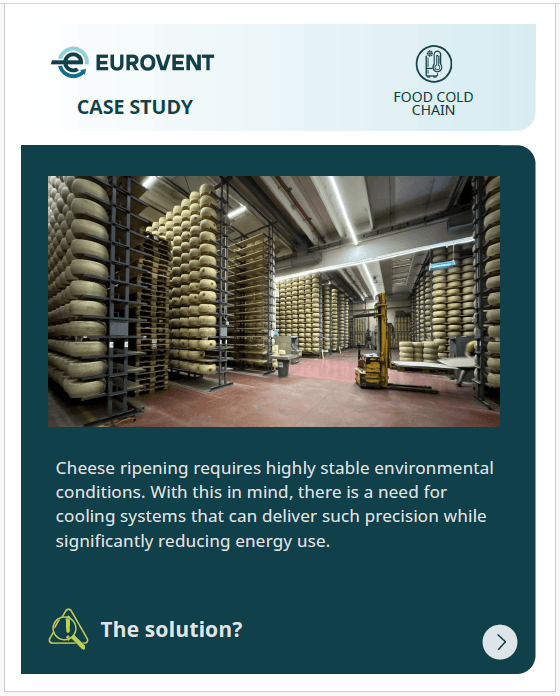Cheese ripening facility in Vicenza