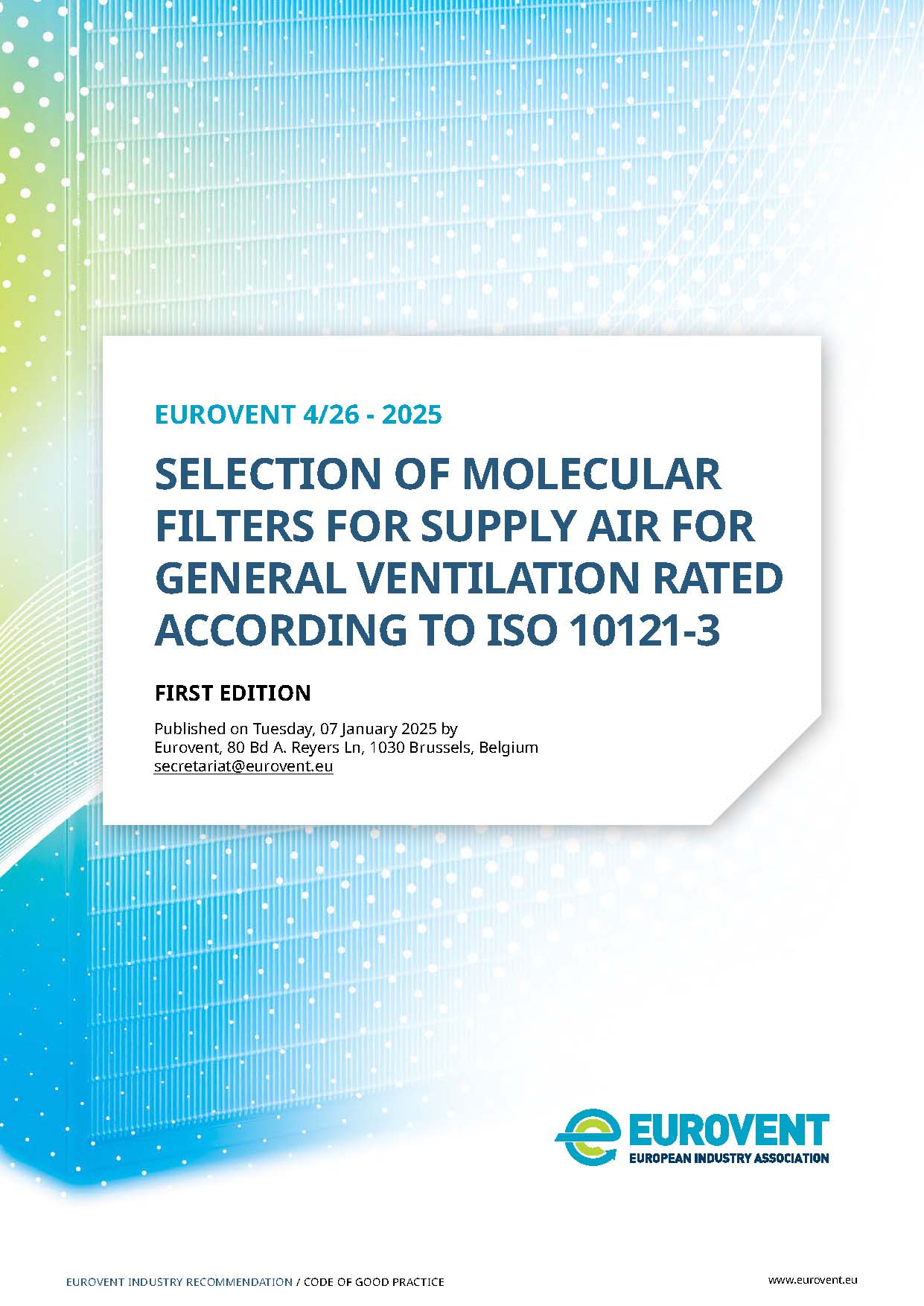 Eurovent 4/26: Selection of molecular filters